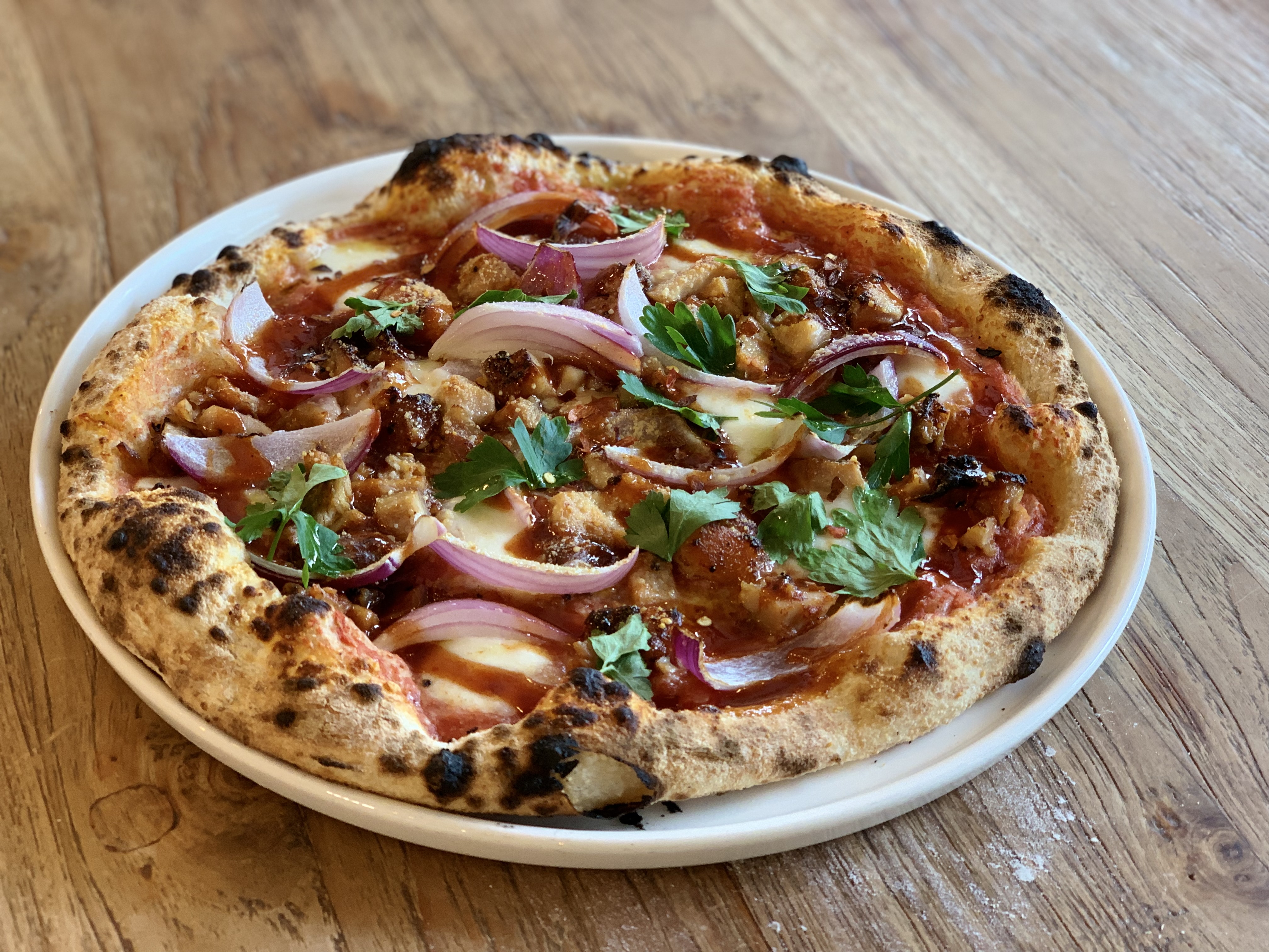 September's Special - Chicken Onion Pizza