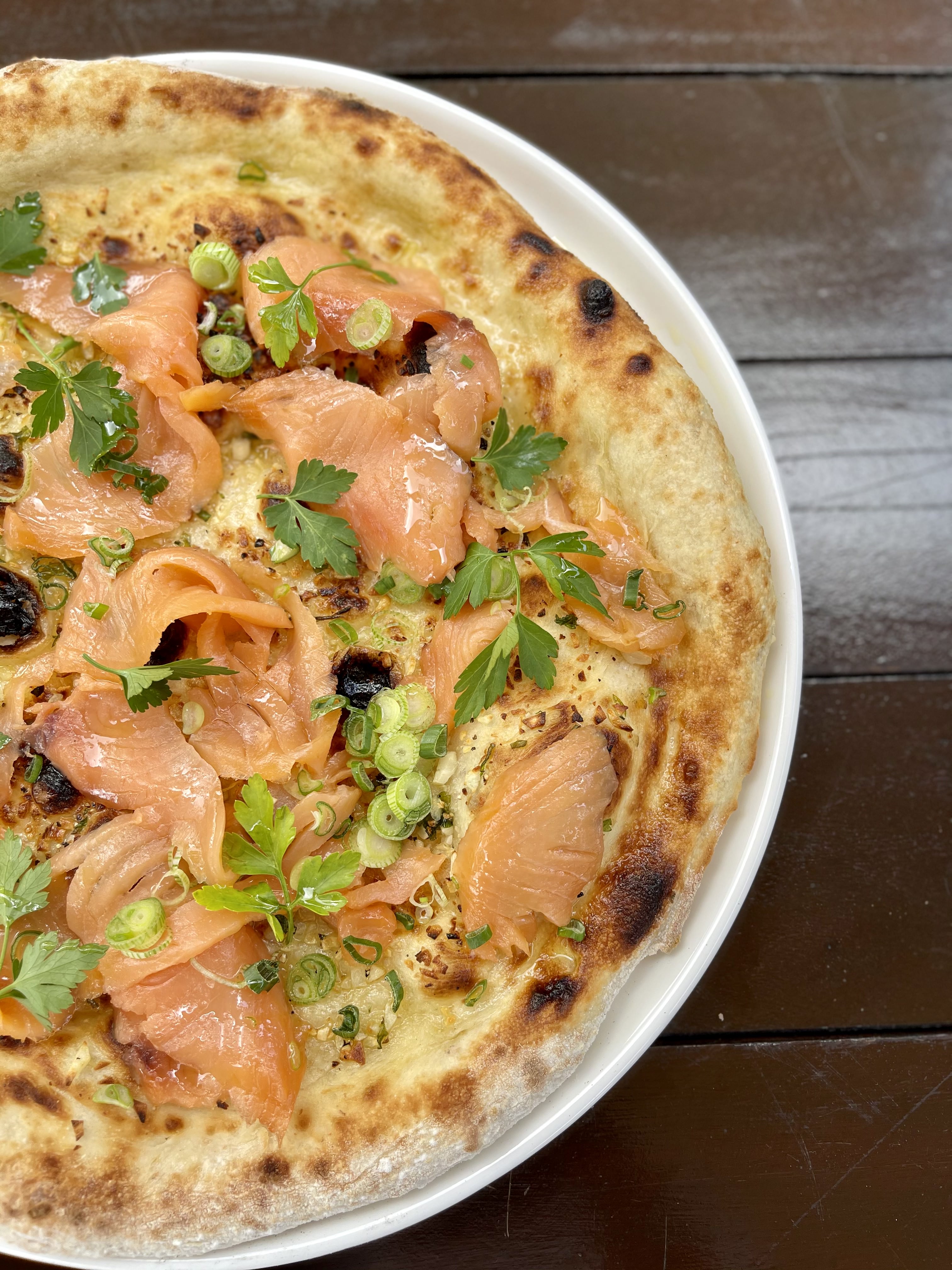 July's Special - Smoked Salmon Pizza II